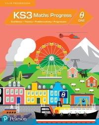 Cover image: KS3 Maths Progress Student Book Theta 1 Kindle Edition 1st edition 9781447962328