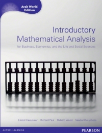 Imagen de portada: Introductory Mathematics for Business, Economics, and the Life and Social Sciences, Arab World Edition 1st edition 9781408286401