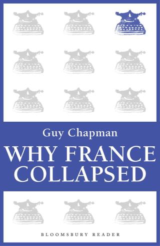 Cover image: Why France Collapsed 1st edition 9781448205134
