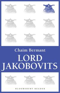 Cover image: Lord Jakobovits 1st edition