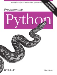 Cover image: Programming Python 4th edition 9780596158101