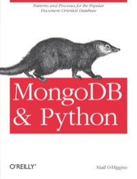 Cover image: MongoDB and Python 1st edition 9781449310370