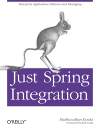 Cover image: Just Spring Integration 1st edition 9781449316082