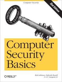 Cover image: Computer Security Basics 2nd edition 9780596006693