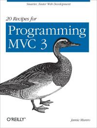 Imagen de portada: 20 Recipes for Programming MVC 3 1st edition 9781449309862