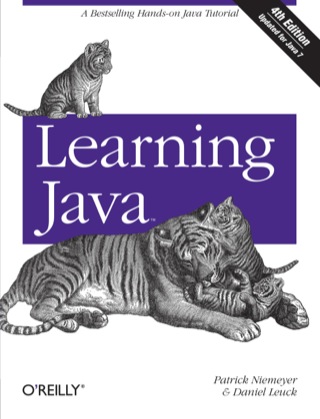 Cover image: Learning Java 4th edition 9781449319243