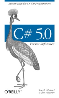 Cover image: C# 5.0 Pocket Reference 1st edition 9781449320171