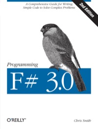 Cover image: Programming F# 3.0 2nd edition 9781449320294