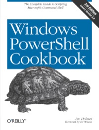 Cover image: Windows PowerShell Cookbook 3rd edition 9781449320683