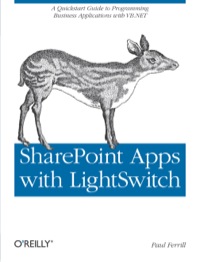 Cover image: SharePoint Apps with LightSwitch 1st edition 9781449321161