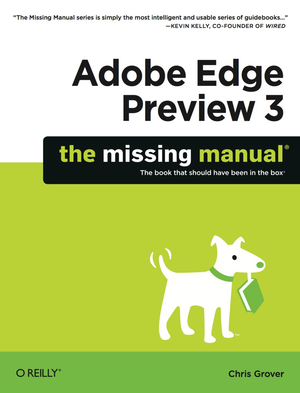 Adobe Edge Preview 3: The Missing Manual 1st Edition