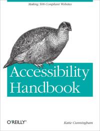 Cover image: Accessibility Handbook 1st edition 9781449322854