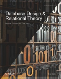 Cover image: Database Design and Relational Theory 1st edition 9781449328016