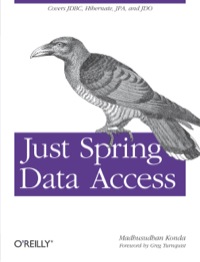 Cover image: Just Spring Data Access 1st edition 9781449328382