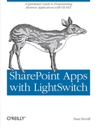 Imagen de portada: SharePoint Apps with LightSwitch 1st edition 9781449321161