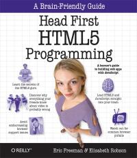 Cover image: Head First HTML5 Programming 1st edition 9781449390549