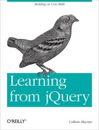 Imagen de portada: Learning from jQuery 1st edition 9781449335199