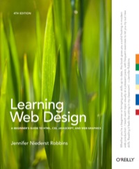 Imagen de portada: Learning Web Design 4th edition 9781449319274