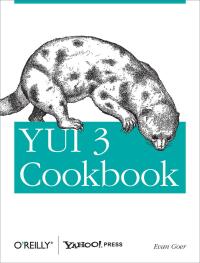 Imagen de portada: YUI 3 Cookbook 1st edition 9781449304195