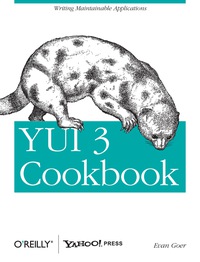 Cover image: YUI 3 Cookbook 1st edition 9781449304195