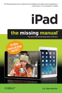 Cover image: iPad: The Missing Manual 6th edition 9781449341800