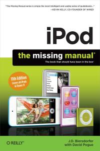 Imagen de portada: iPod: The Missing Manual 11th edition 9781449316198