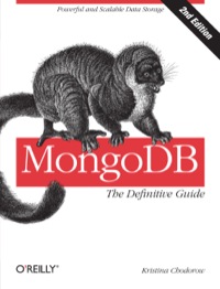 Cover image: MongoDB: The Definitive Guide 2nd edition 9781449344689