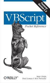 Imagen de portada: VBScript Pocket Reference 1st edition 9780596001261
