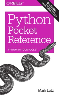 Cover image: Python Pocket Reference 5th edition 9781449357016