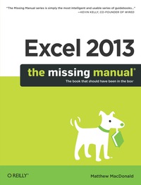 Titelbild: Excel 2013: The Missing Manual 1st edition 9781449357276