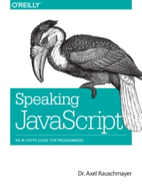 Cover image: Speaking JavaScript 1st edition 9781449365035