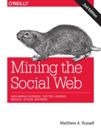 Cover image: Mining the Social Web 2nd edition 9781449367619