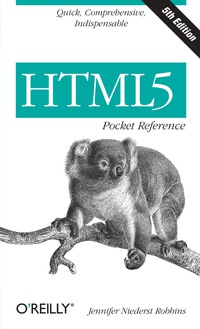 Cover image: HTML5 Pocket Reference 5th edition 9781449363352