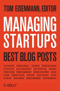 Imagen de portada: Managing Startups: Best Blog Posts 1st edition 9781449367879