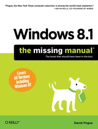 Imagen de portada: Windows 8.1: The Missing Manual 1st edition 9781449371623