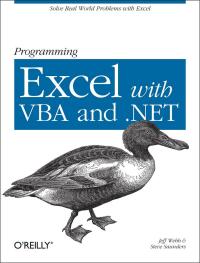 Cover image: Programming Excel with VBA and .NET 1st edition 9780596007669