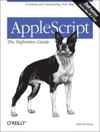 Cover image: AppleScript: The Definitive Guide 2nd edition 9780596102111