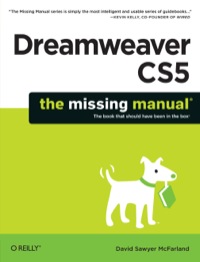 Cover image: Dreamweaver CS5: The Missing Manual 1st edition 9781449381813