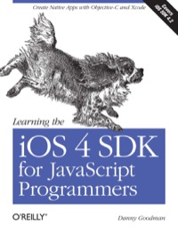 Cover image: Learning the iOS 4 SDK for JavaScript Programmers 1st edition 9781449388454