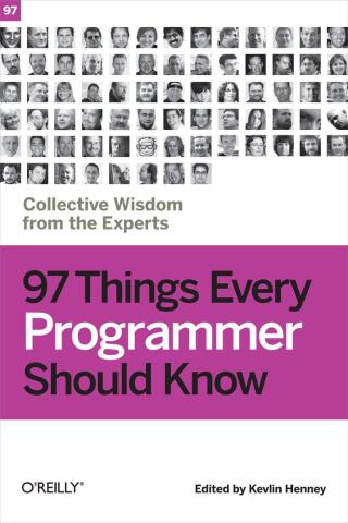 Cover image: 97 Things Every Programmer Should Know 1st edition 9780596809485
