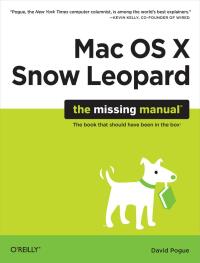 Cover image: Mac OS X Snow Leopard: The Missing Manual 1st edition 9780596153281
