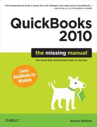 表紙画像: QuickBooks 2010: The Missing Manual 1st edition 9780596804022