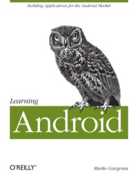 Cover image: Learning Android 1st edition 9781449390501
