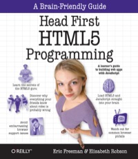 Cover image: Head First HTML5 Programming 1st edition 9781449390549