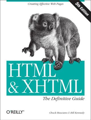 Imagen de portada: HTML & XHTML: The Definitive Guide 5th edition 9780596003821