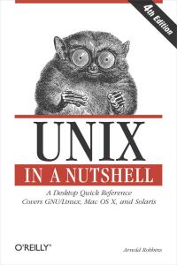 Cover image: Unix in a Nutshell 4th edition 9780596100292