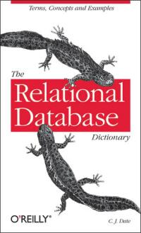 Omslagafbeelding: The Relational Database Dictionary 1st edition 9780596527983