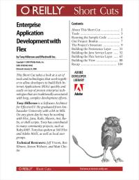 Cover image: Agile Enterprise Application Development with Flex 1st edition 9780596557867