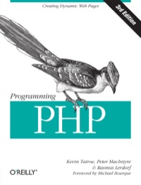 Cover image: Programming PHP 3rd edition 9781449392772