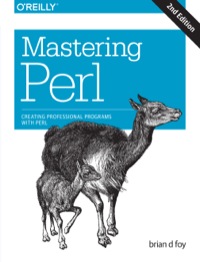 Cover image: Mastering Perl 2nd edition 9781449393113